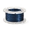 Round Copper Craft Wire, for Jewelry Making, Long-Lasting Plated, Marine Blue, 26 Gauge, 0.4mm, about 65.61 Feet(20m)/roll