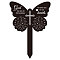 Acrylic Garden Stake, Ground Insert Decor, for Yard, Lawn, Garden Decoration, Butterfly with Memorial Words, Butterfly, 205x145mm