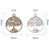 Tibetan Style Alloy Pendants TIBEP-PH0003-01-2