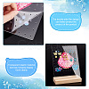 Transparent Acrylic Earring Displays NDIS-WH0015-01C-5