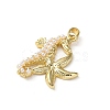 Plastic Imitation Pearl Pendants KK-P320-01E-G-2