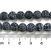 Natural Weathered Agate/Crackle Agate Beads Strands X-G-SR8MM-63-3