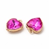 Faceted Glass Rhinestone Pendants GLAA-I051-B20-3