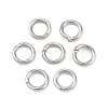 Tarnish Resistant 304 Stainless Steel Open Jump Rings X-STAS-J013-5x0.9mm-01-1