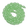 Electroplate Imitation Jade Glass Beads Strands EGLA-N013-J6mm-D04-2