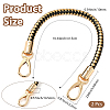 CutHollow 2Pcs Braided Round PU Leather Bag Straps Bag Handles FIND-CL0001-02C-2