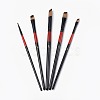 Wooden Paint Brushes Pens Sets AJEW-L074-04-1