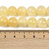 Natural Golden Silk Jade Beads Strands G-Z112-A01-6mm-5