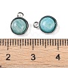 Natural Amazonite Pendants G-K372-03P-01-3
