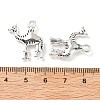 Tibetan Style Alloy Animals Pendants PALLOY-V007-01AS-04-3