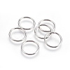 Tarnish Resistant 304 Stainless Steel Saw Cut Open Jump Rings STAS-P212-24P-03-1