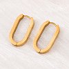 PVD Vacuum Plating 304 Stainless Steel Huggie Hoop Earrings STAS-S103-21G-4