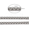 Tarnish Resistant 304 Stainless Steel Box Chains CHS-K001-37A-7