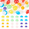 30Pcs 2 Styles Luminous Resin Mushroom Ornament RESI-TA0004-02C-2