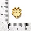 Brass Micro Pave Clear Cubic Zirconia Beads KK-B136-10G-02-3