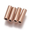 Ion Plating(IP) 304 Stainless Steel Tube Beads LS-STAS-L216-23G-RG-1