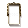 Alloy Open Back Bezel Pendants PALLOY-I223-07AB-1