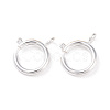 Eco-friendly Brass Spring Ring Clasps KK-D082-01D-S-1