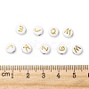Plating Acrylic Beads PACR-YW0001-08G-6