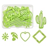 10Pcs 5 Styles Spray Painted Alloy Pendants FIND-YW0003-12-1