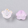 Frosted Transparent Acrylic Beads X-OACR-N137-72D-3