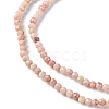 Natural Rhodonite Beads Strands G-F748-U01-01-4
