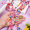 6Strands 3 Styles Handmade Polymer Clay Beads Strand CLAY-TA0002-09-5