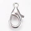 Tarnish Resistant 304 Stainless Steel Lobster Claw Clasps Hand Polished STAS-I082-14P-02-2
