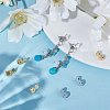 8Pcs 2 Colors Brass Earring Nuts FIND-ME0001-12-5