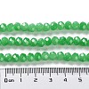 Baking Paint Imitation Jade Glass Bead Strands DGLA-A034-J8MM-A10-5