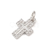 Brass Micro Pave Cubic Zirconia Pendants KK-G544-20P-2