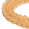 Transparent Glass Beads Strands EGLA-A034-T8mm-MD23-4