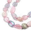 Natural Morganite Beads Strands G-R445-8x10-28-3