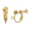 Brass Screw Clip Earring Converter EC143-NFG-2