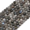 Natural Labradorite Beads Strands G-Z133-A01-7mm-02-2