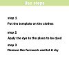 2Pcs 2 Style Acrylic Tie-Dye Template DIY-CP0008-78H-4