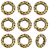 10Pcs Brass Linking Rings KK-PH0014-32AG-1