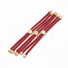 Nylon Twisted Cord Bracelet Making MAK-T003-07G-1