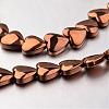 Electroplate Non-magnetic Synthetic Hematite Bead Strands G-F300-22B-08-1