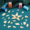 180Pcs 10 Style Sew On Mirror Rhinestones DIY-PH0013-65C-5