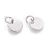 Non-Tarnish 304 Stainless Steel Charms STAS-I124-01C-P-2