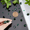 70Pcs Diamond Shaped Cubic Zirconia Pointed Back Cabochons ZIRC-GA0001-04-3