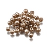 Baking Paint Pearlized Glass Pearl Round Beads HY-XCP0001-25B-1