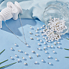 200Pcs 2 Colors ABS Imitation Pearl Plastic Pendants FIND-AR0006-16-4