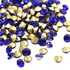 Pointed Back Glass Rhinestone Cabochons RGLA-C003-01B-10-1
