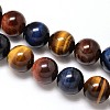 Natural Tiger Eye Beads Strands G-F173-14-6mm-1