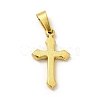 PVD Vacuum Plating 201 Stainless Steel Pendants STAS-A073-10G-2