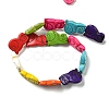 Synthetic Turquoise Beads Strands G-C151-02-1