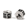 Brass Cubic Zirconia Beads KK-K346-08AS-2