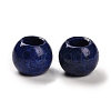 Synthetic Gemstone Imitation Lapis Lazuli European Beads G-R488-01L-2